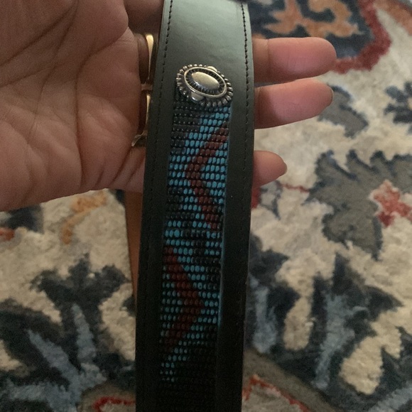 Leather Belt USA size 34 - Picture 4 of 6